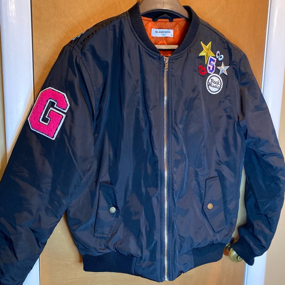 Glamorous Bomber Jacket / UK 12 US 8